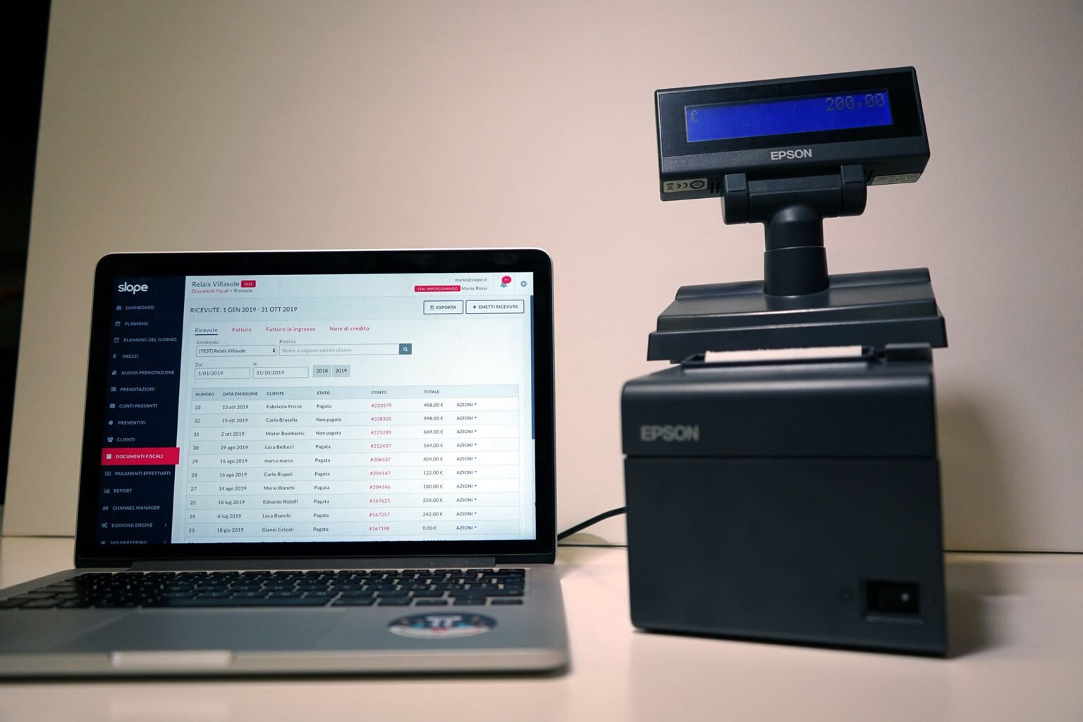 Scontrino elettronico hotel come funziona e come gestirlo in hotel con registratore telematico
