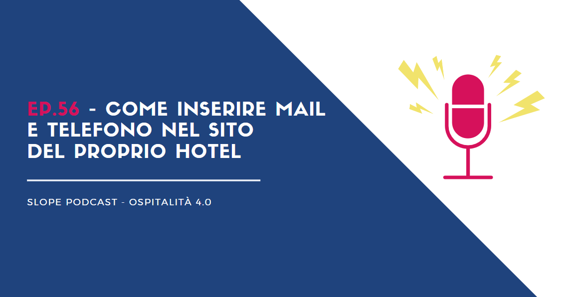 Come inserire mail e telefono nel sito del proprio hotel