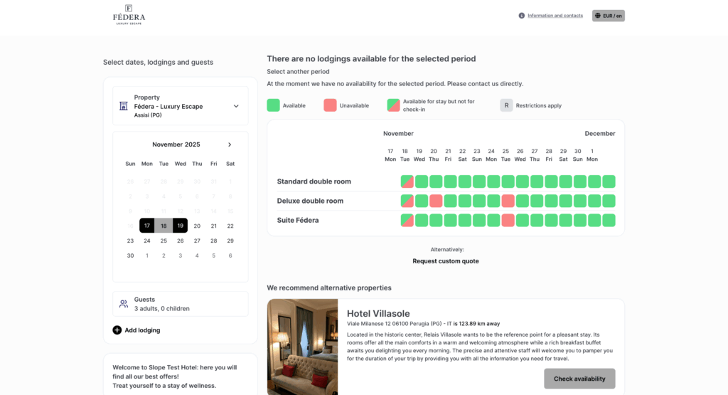 Multi-Booking Engine: portfolio optimization