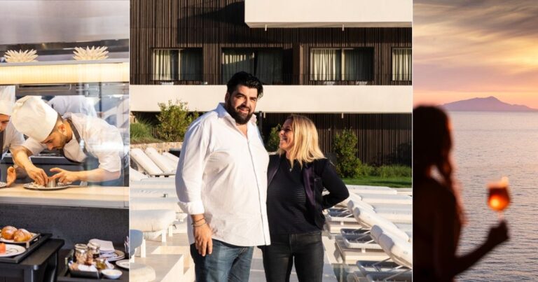 Parte dello staff di Laqua Resort del Cannavacciuolo Group che utilizza PMS Slope